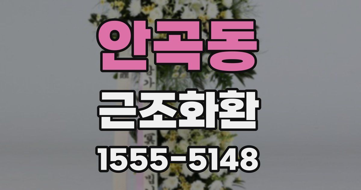 안곡동 근조화환