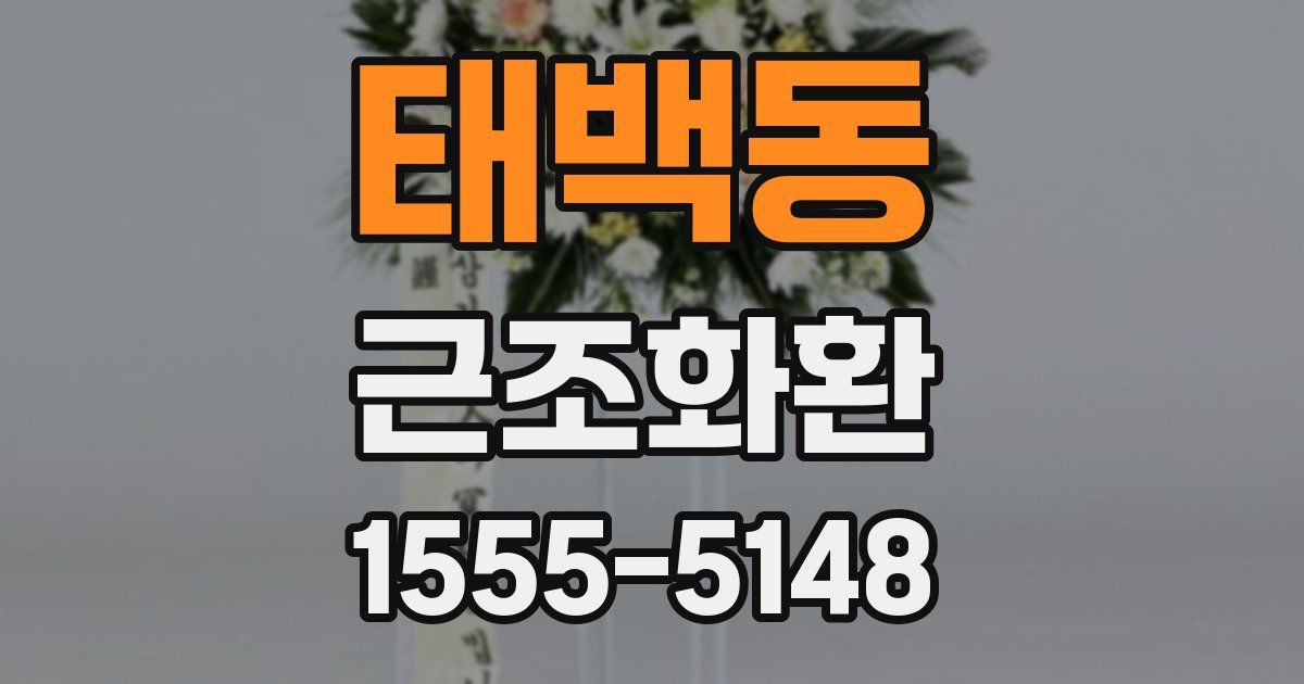 태백동 근조화환