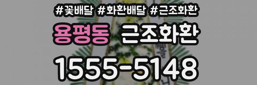 용평동 근조화환