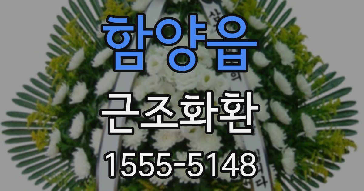 함양읍 근조화환