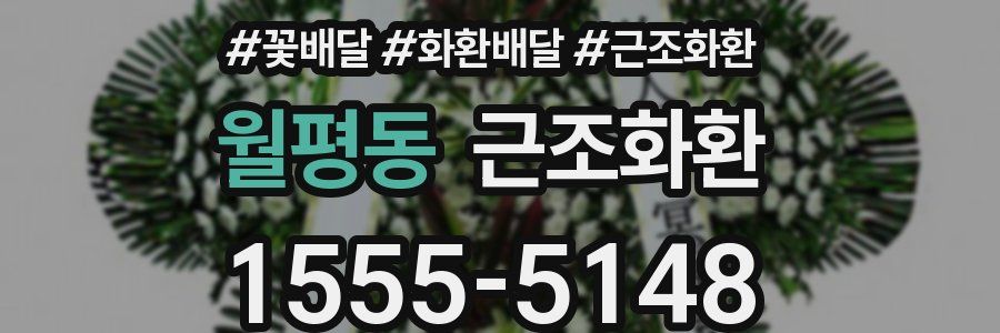 월평동 근조화환