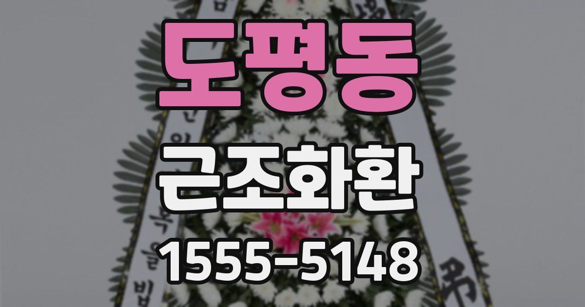 도평동 근조화환