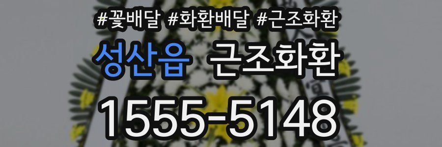 성산읍 근조화환