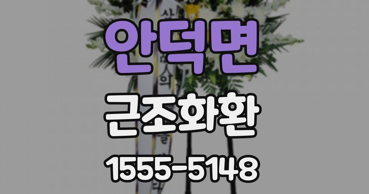 안덕면 근조화환