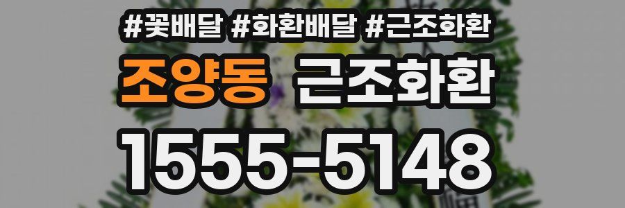 조양동 근조화환