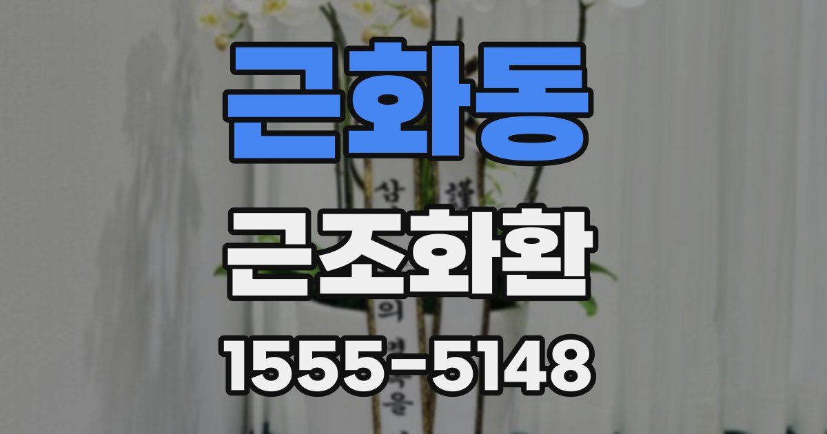 근화동 근조화환