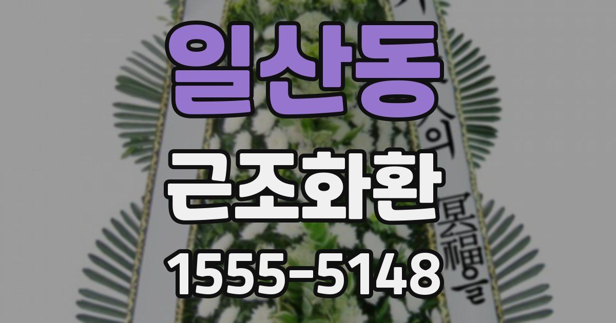 일산동 근조화환