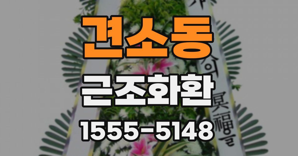 견소동 근조화환