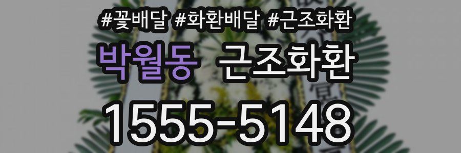 박월동 근조화환