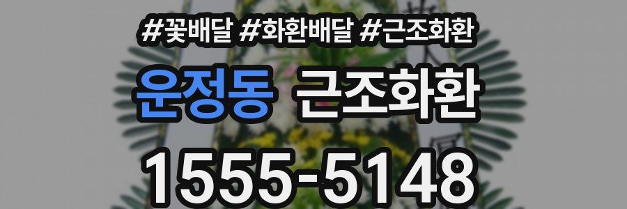 운정동 근조화환