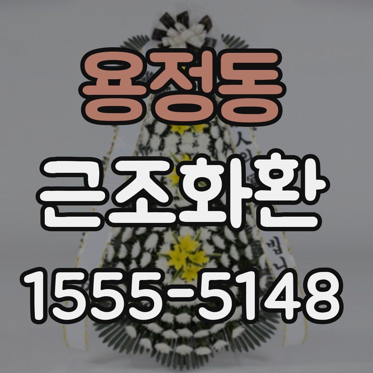 용정동 근조화환