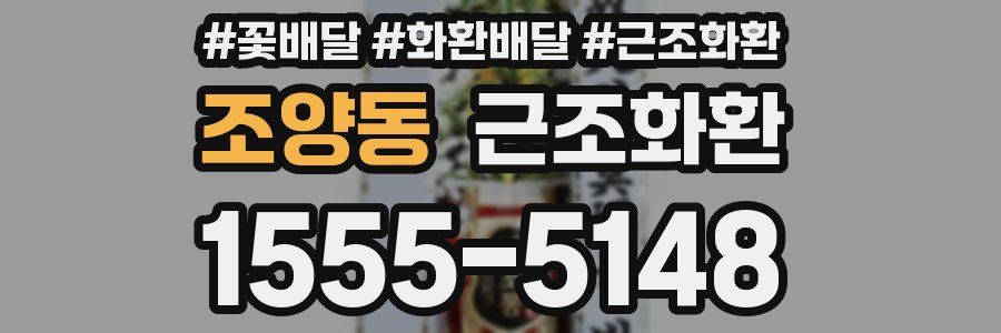 조양동 근조화환