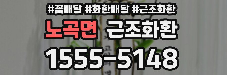 노곡면 근조화환