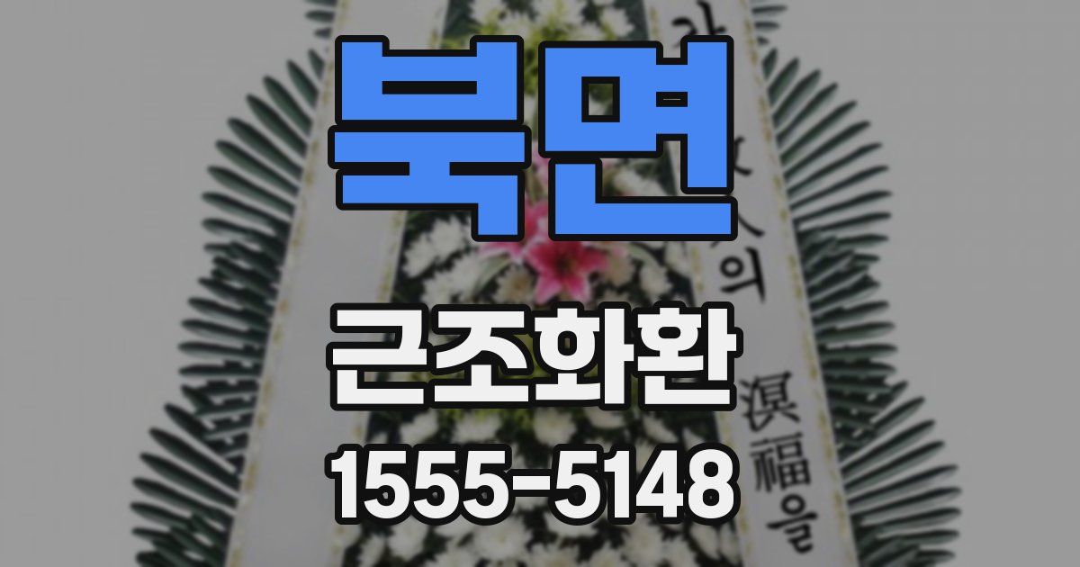북면 근조화환