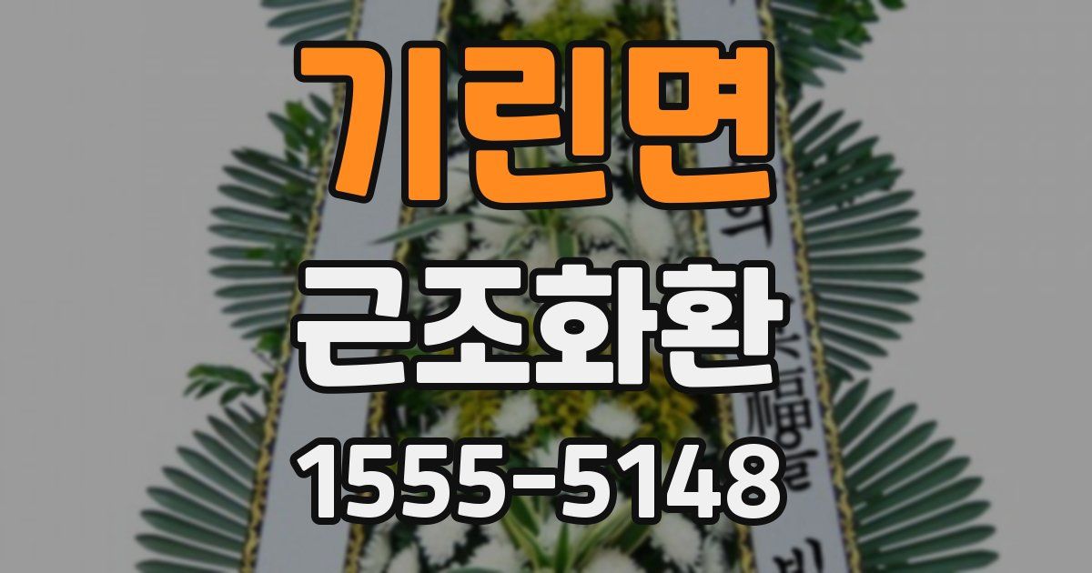 기린면 근조화환