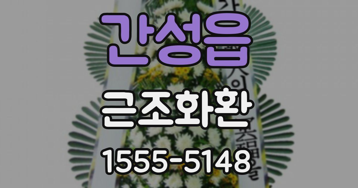 간성읍 근조화환