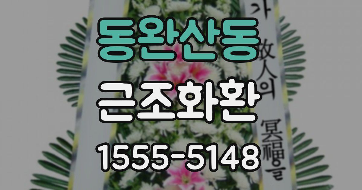 동완산동 근조화환