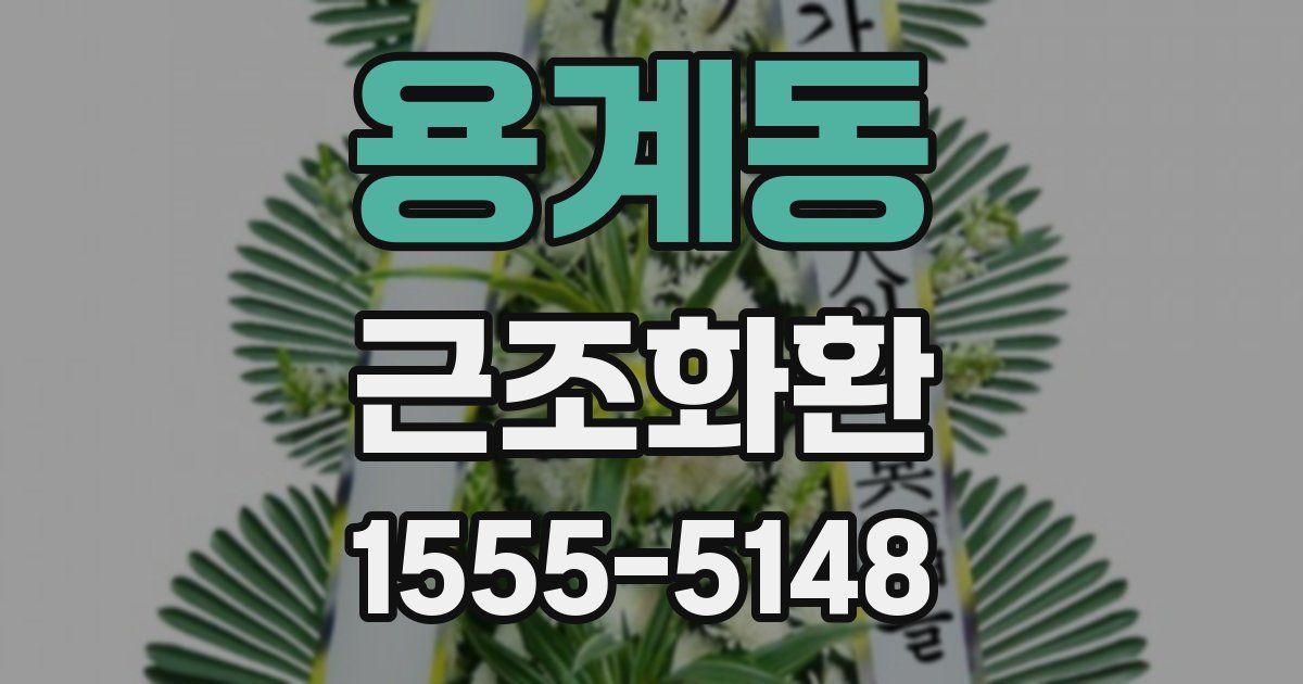 용계동 근조화환