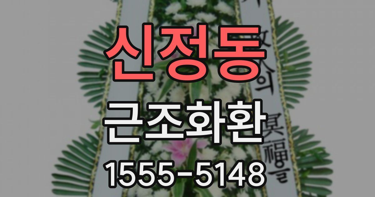 신정동 근조화환
