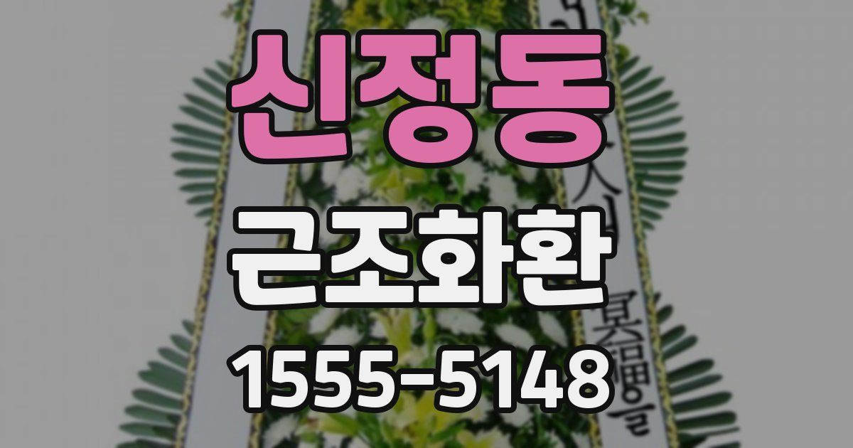 신정동 근조화환