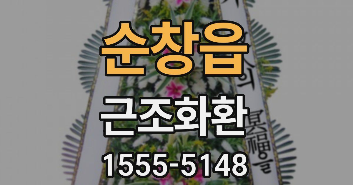 순창읍 근조화환