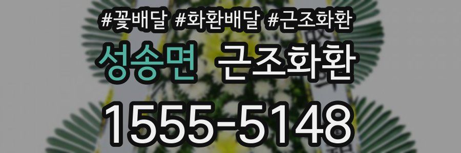 성송면 근조화환