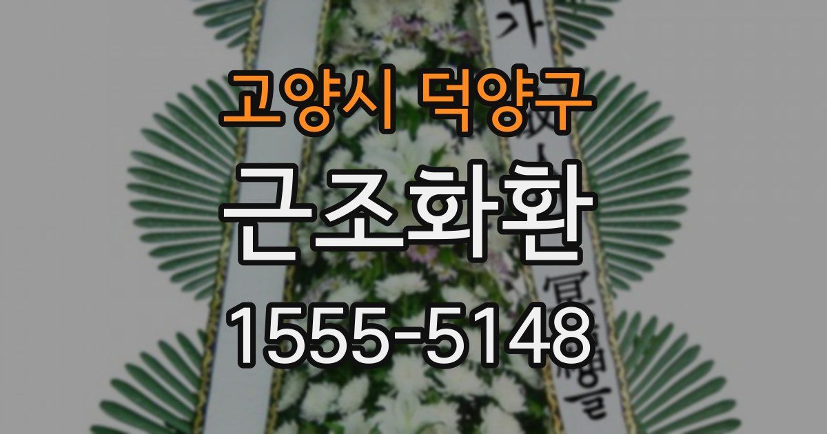 고양시 덕양구 근조화환