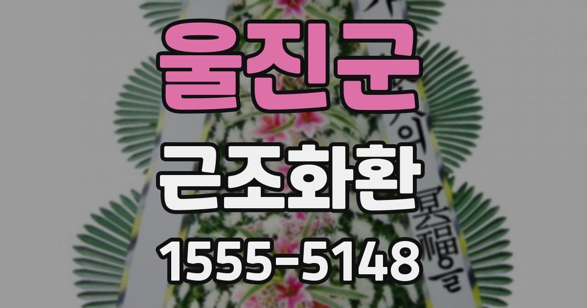 울진군 근조화환