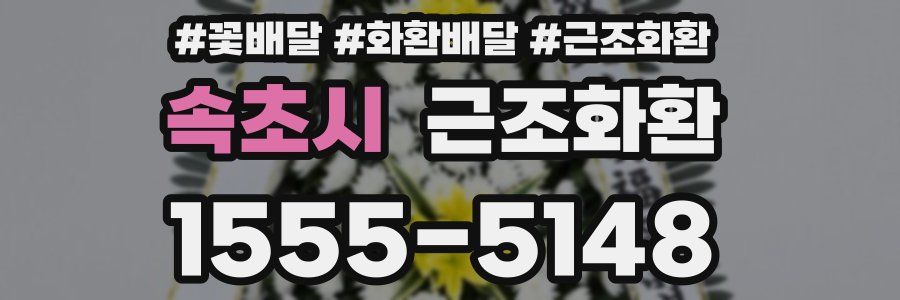 속초시 근조화환