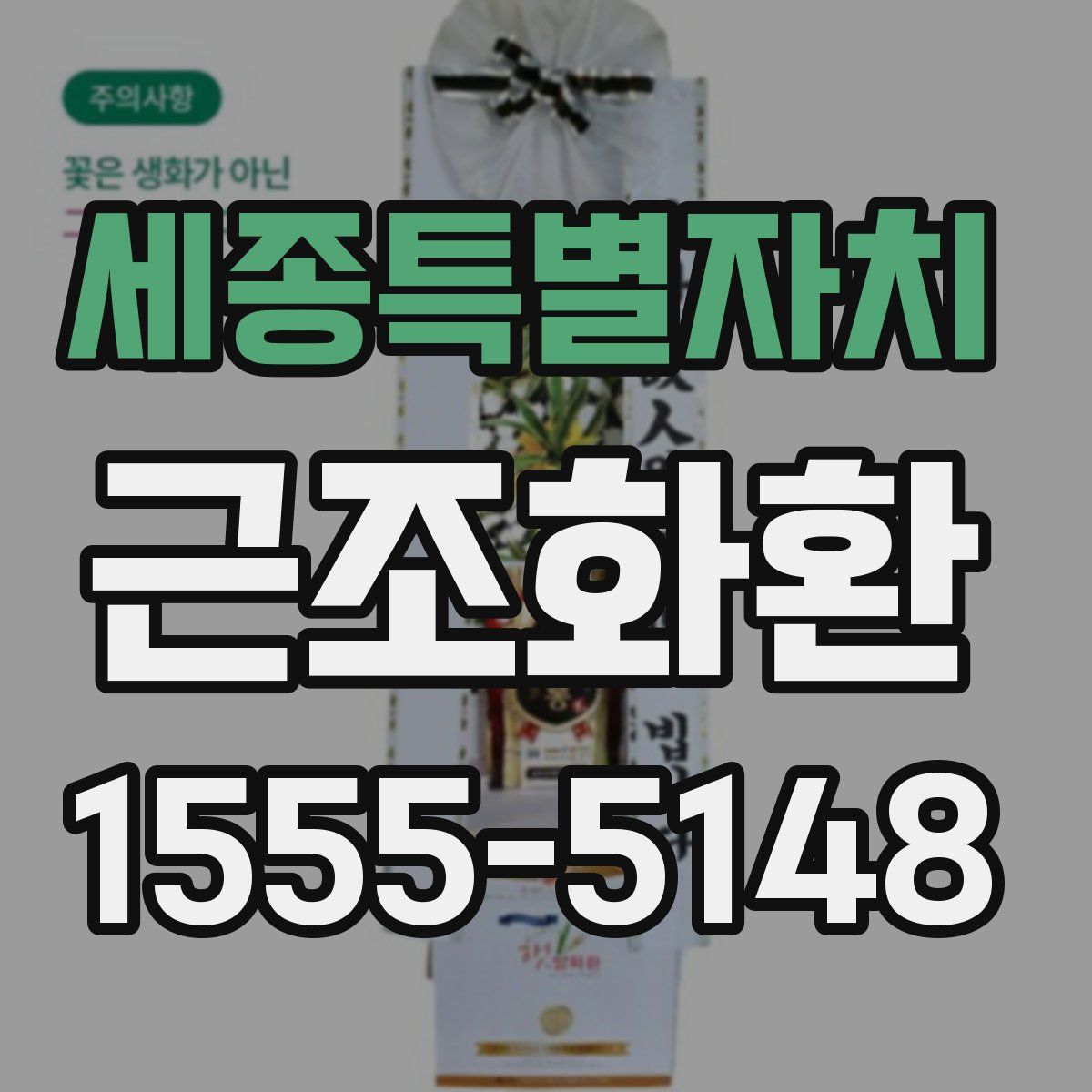 세종특별자치 근조화환