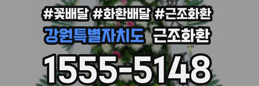 강원특별자치도 근조화환