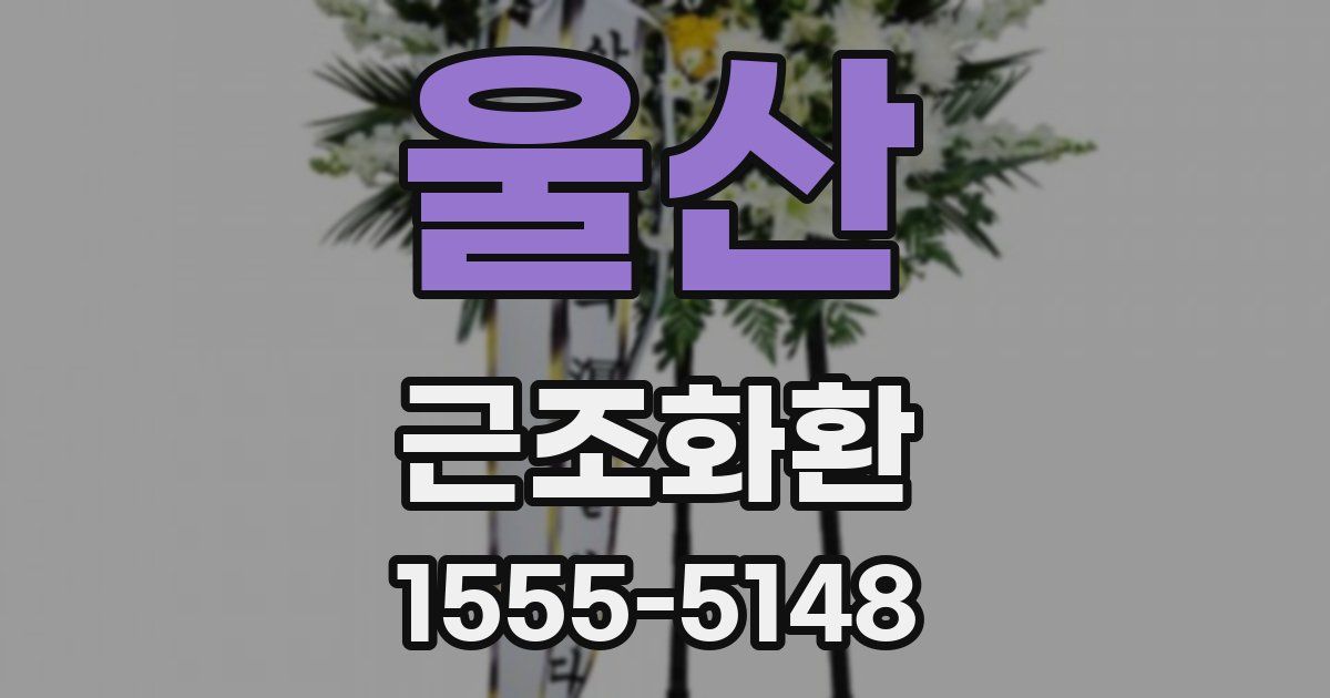 울산 근조화환
