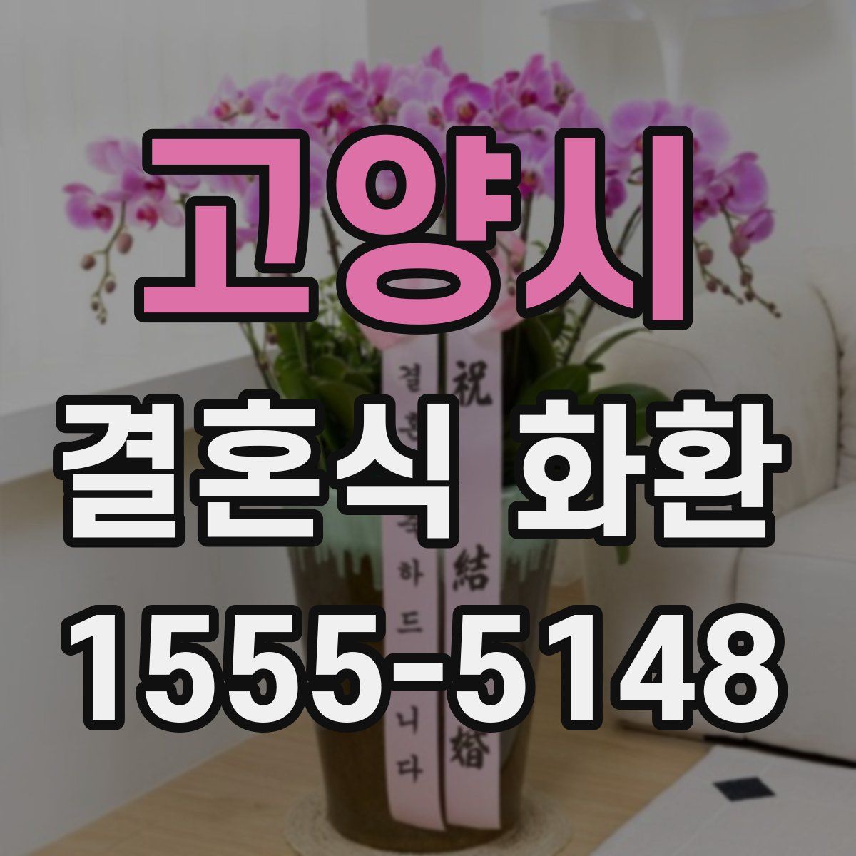 고양시 결혼식 화환