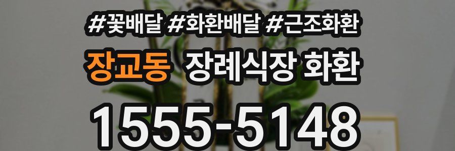 장교동 장례식장 화환