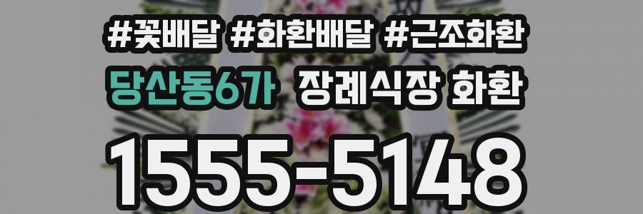 당산동6가 장례식장 화환