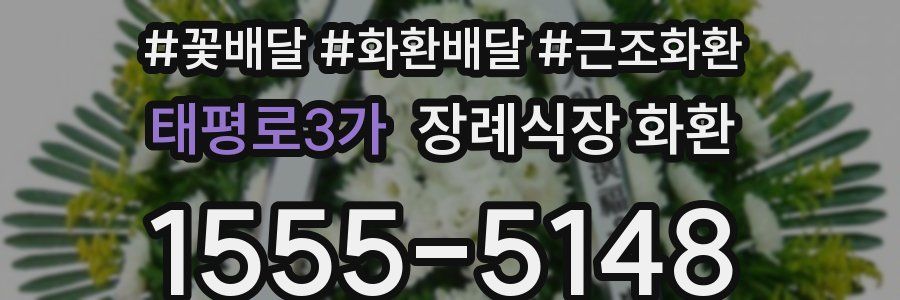 태평로3가 장례식장 화환