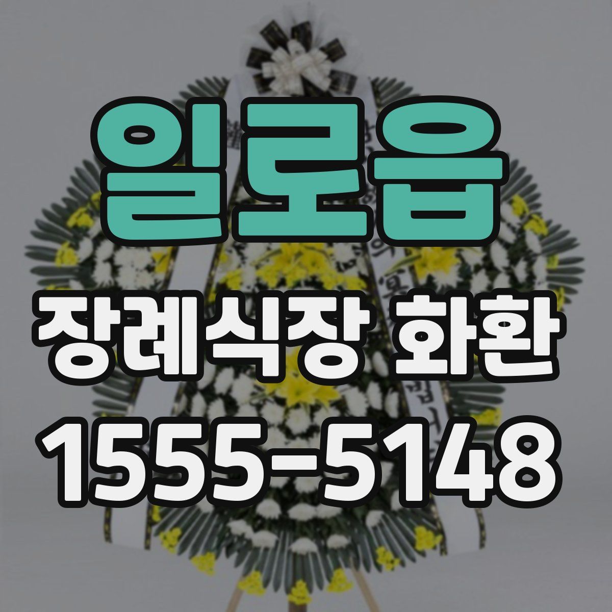 일로읍 장례식장 화환