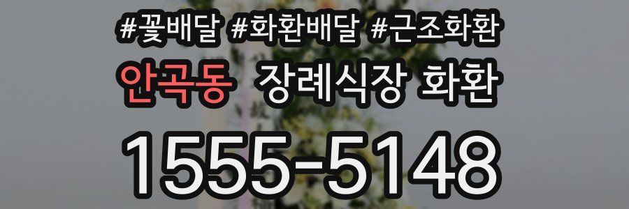 안곡동 장례식장 화환
