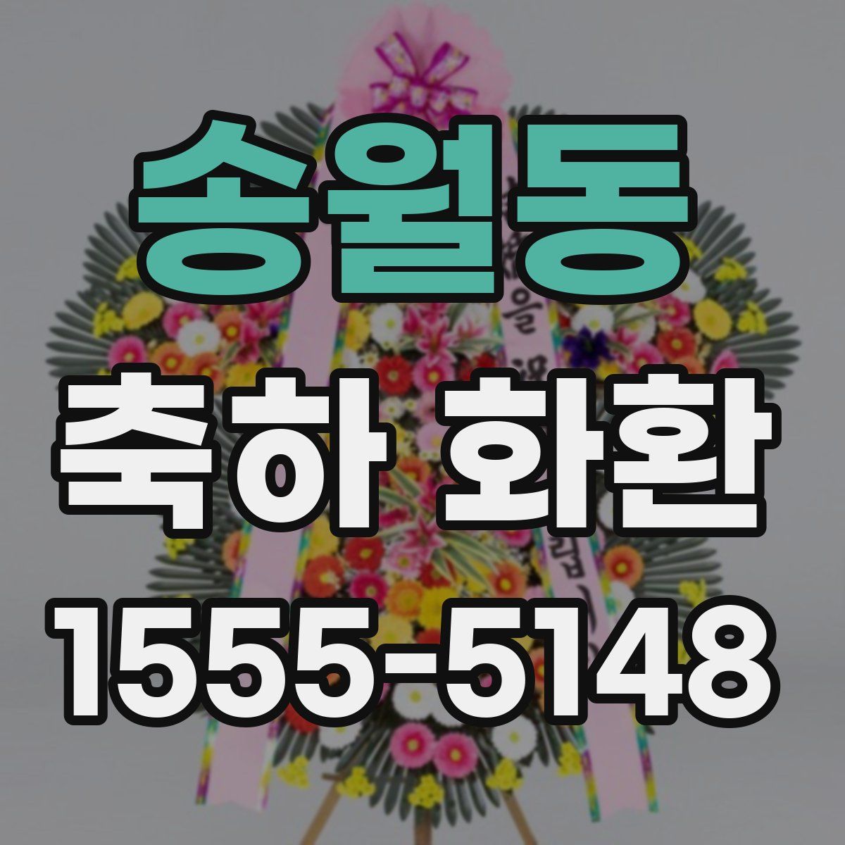 송월동 축하 화환
