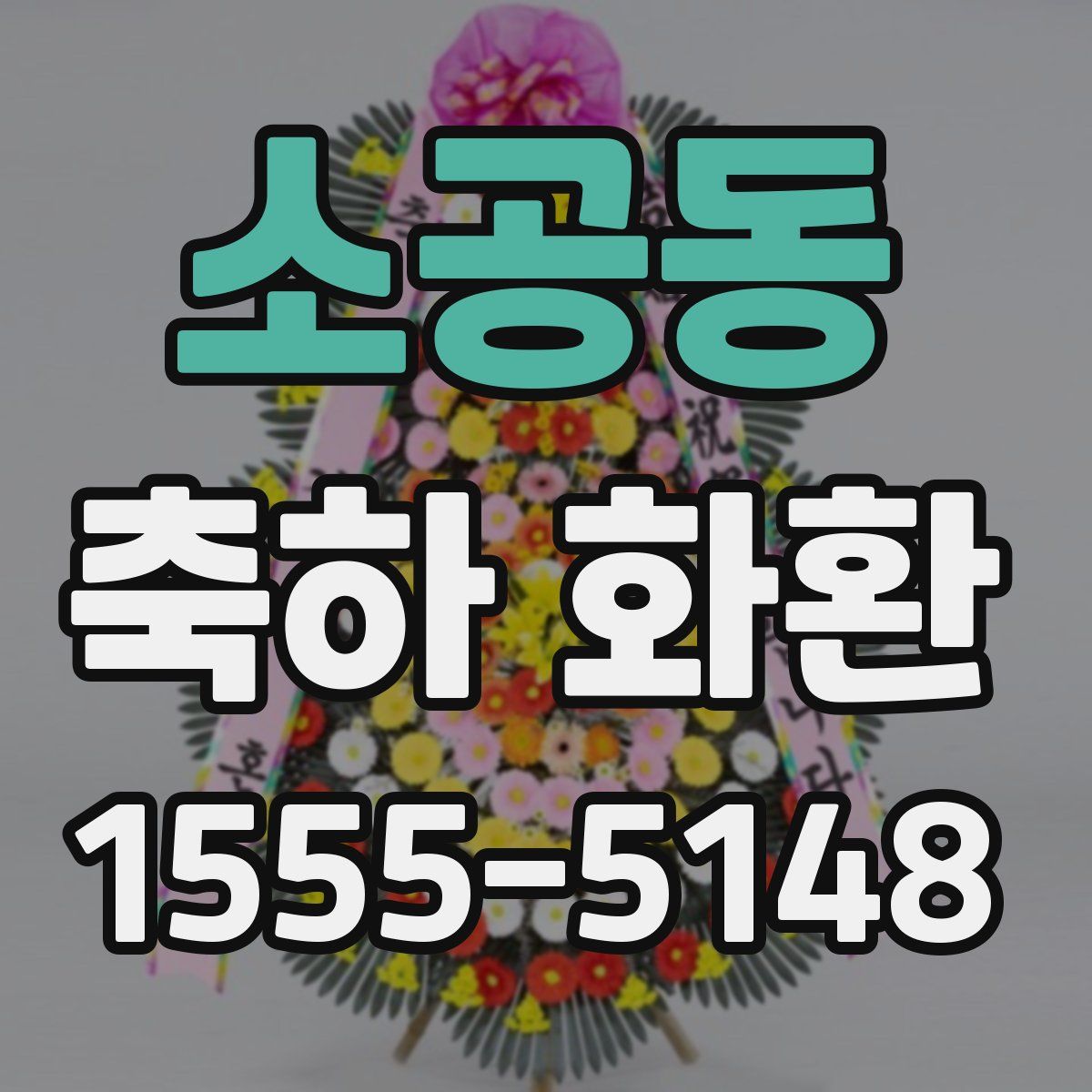 소공동 축하 화환