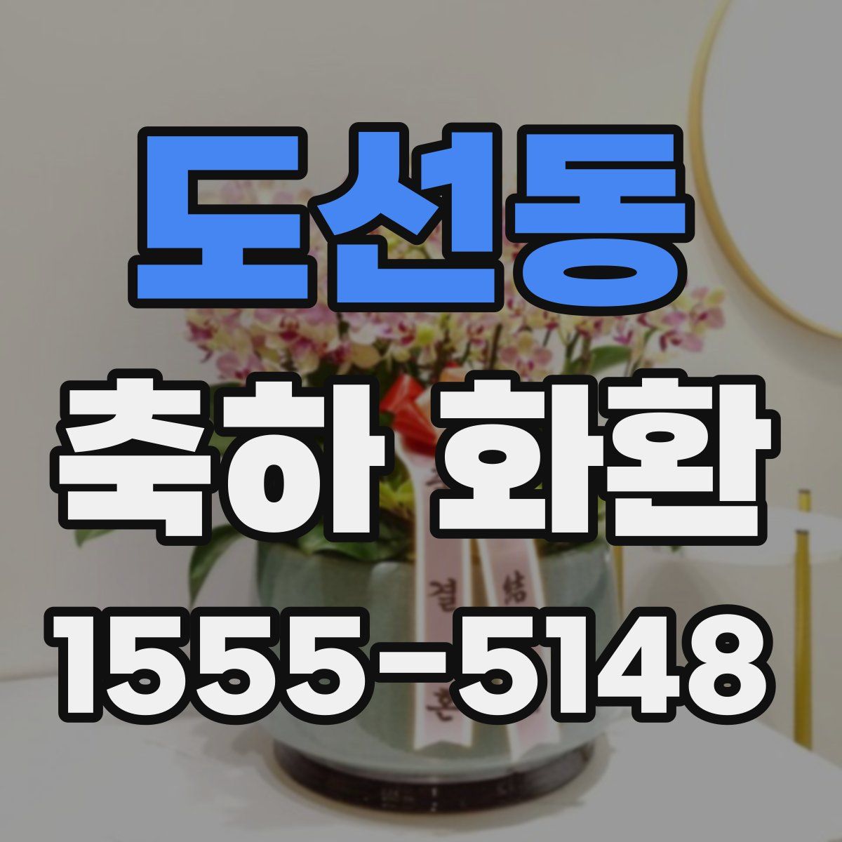 도선동 축하 화환