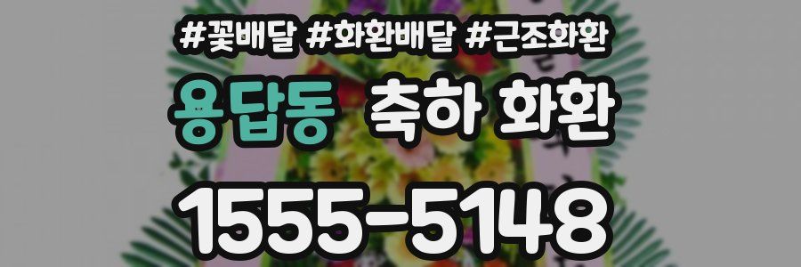 용답동 축하 화환