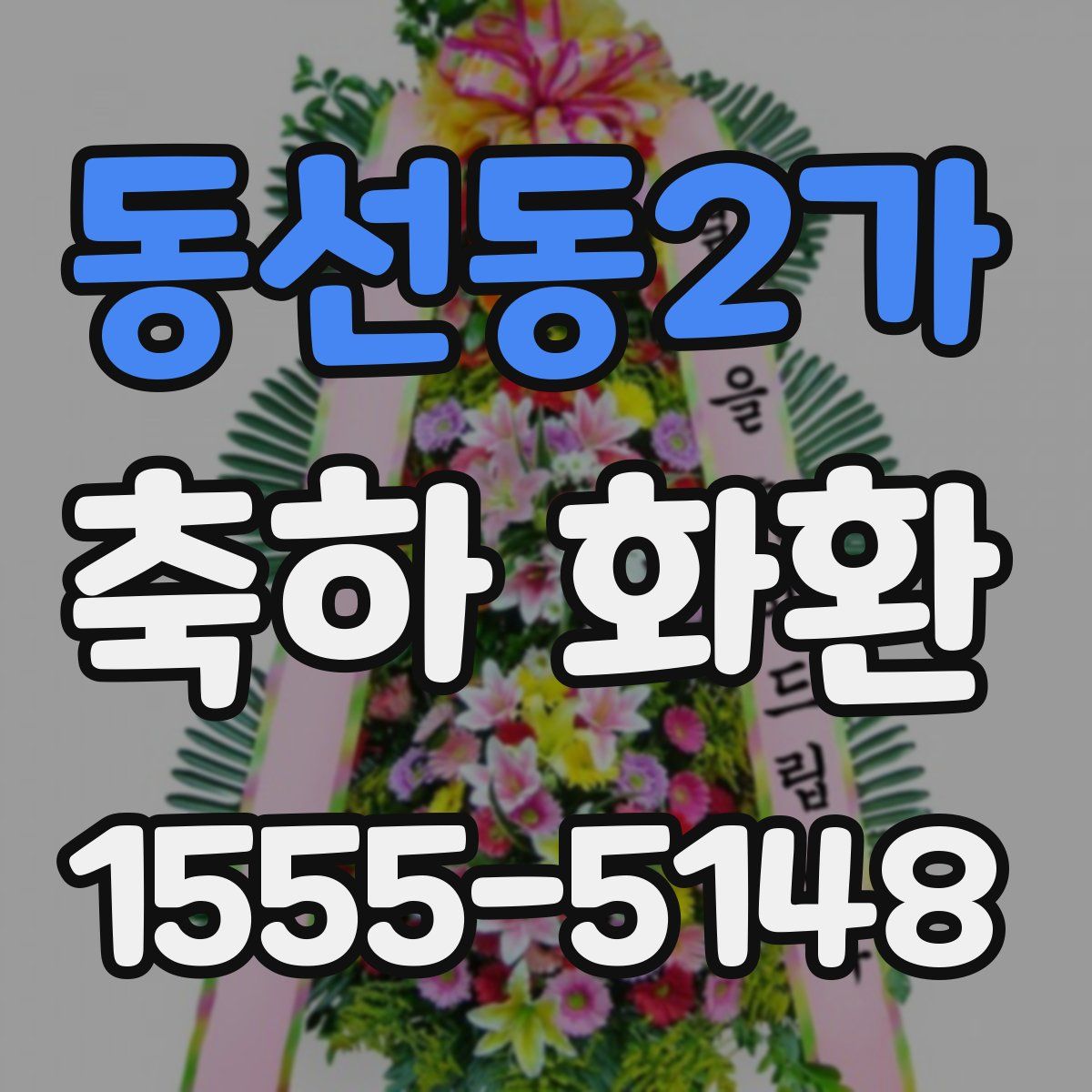 동선동2가 축하 화환