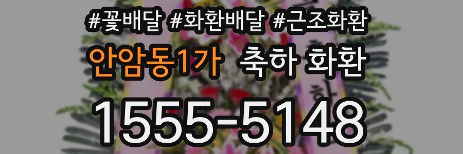 안암동1가 축하 화환