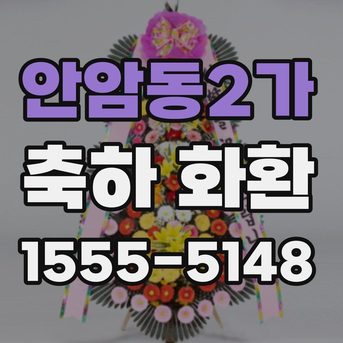 안암동2가 축하 화환