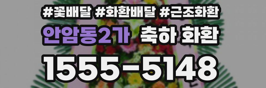 안암동2가 축하 화환