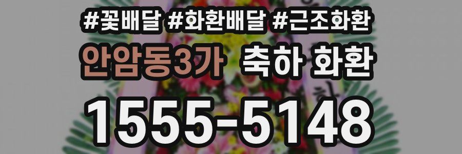 안암동3가 축하 화환