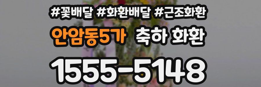 안암동5가 축하 화환