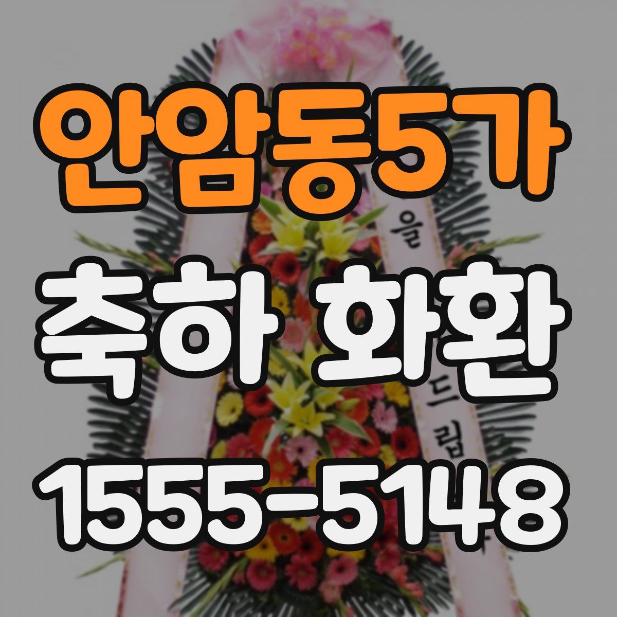 안암동5가 축하 화환