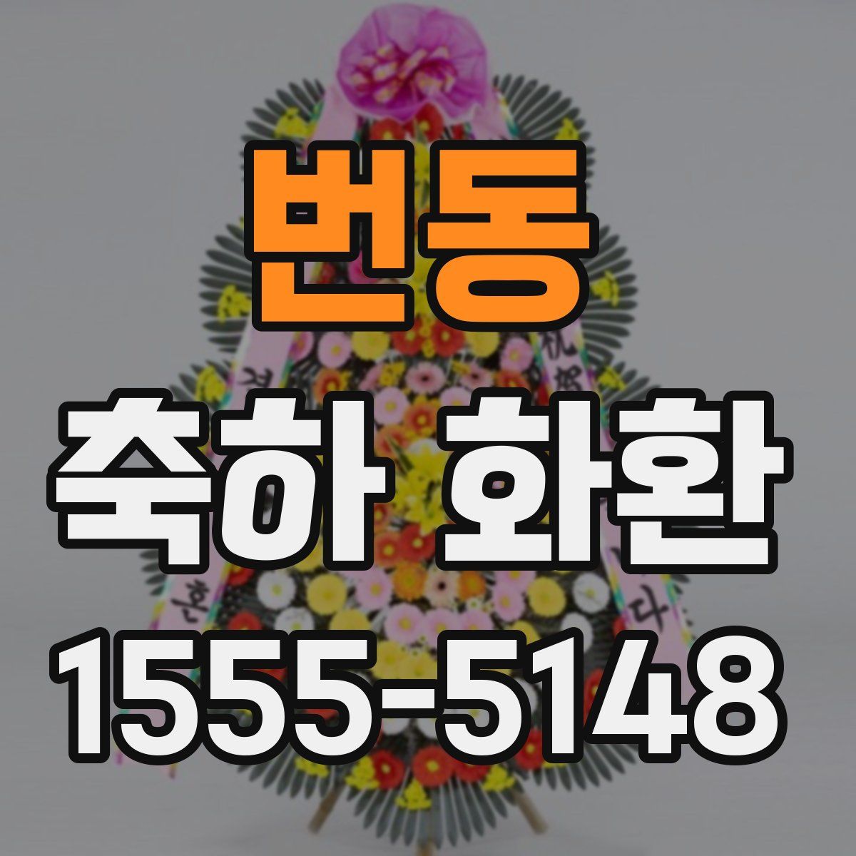 번동 축하 화환